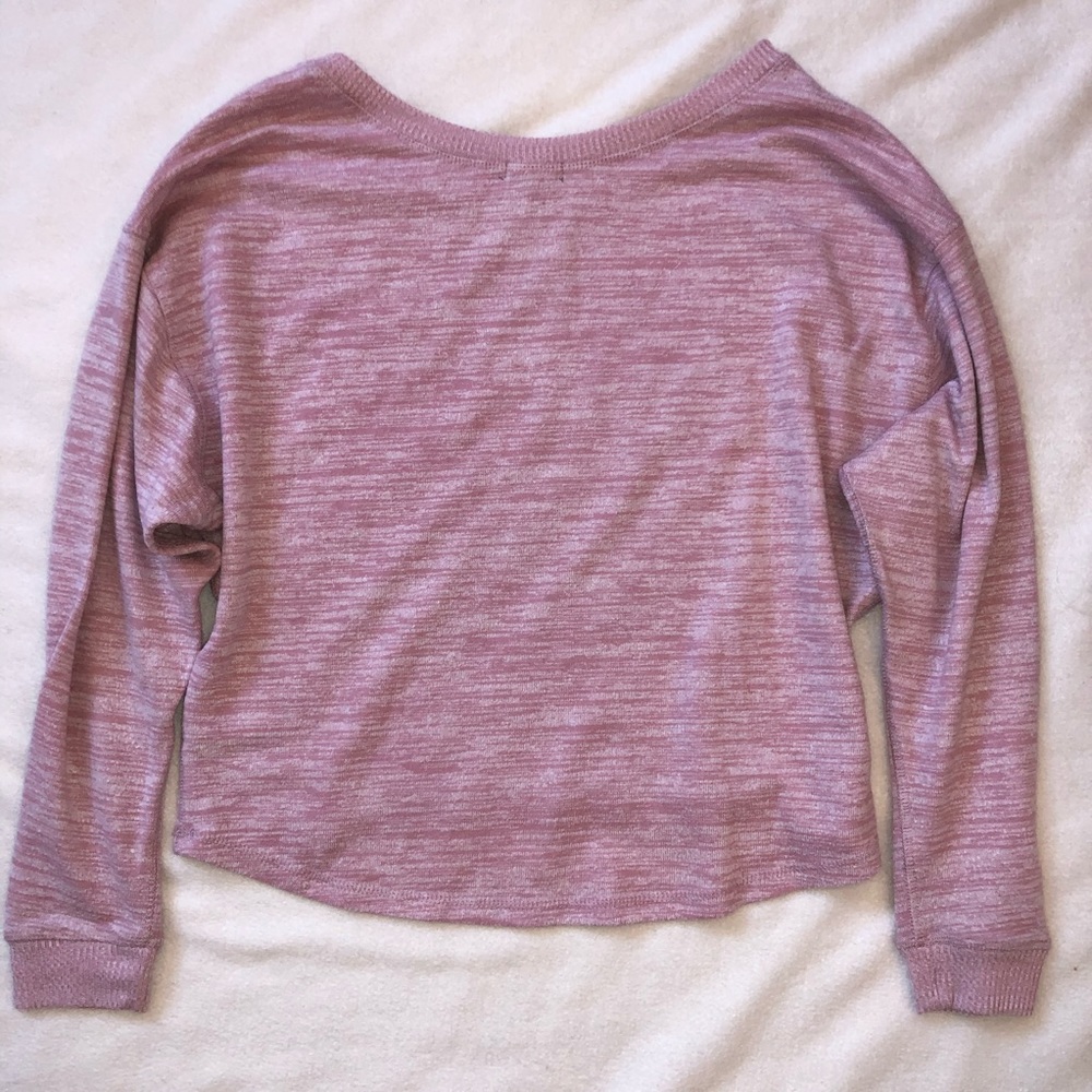 Ardene dolman sleeve pullover sweater. Pink, S. - Picture 7 of 15